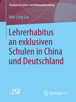 cover image of Lehrerhabitus an exklusiven Schulen in China und Deutschland